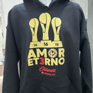 América Tricampeón Amor Eterno Black or white Hoodie